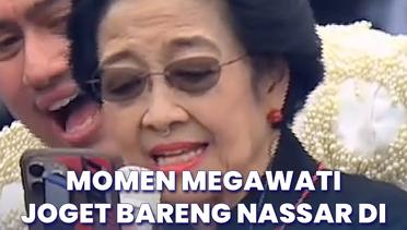 Momen Megawati Nyanyi dan Goyang Bareng Nassar di Kampanye Akbar