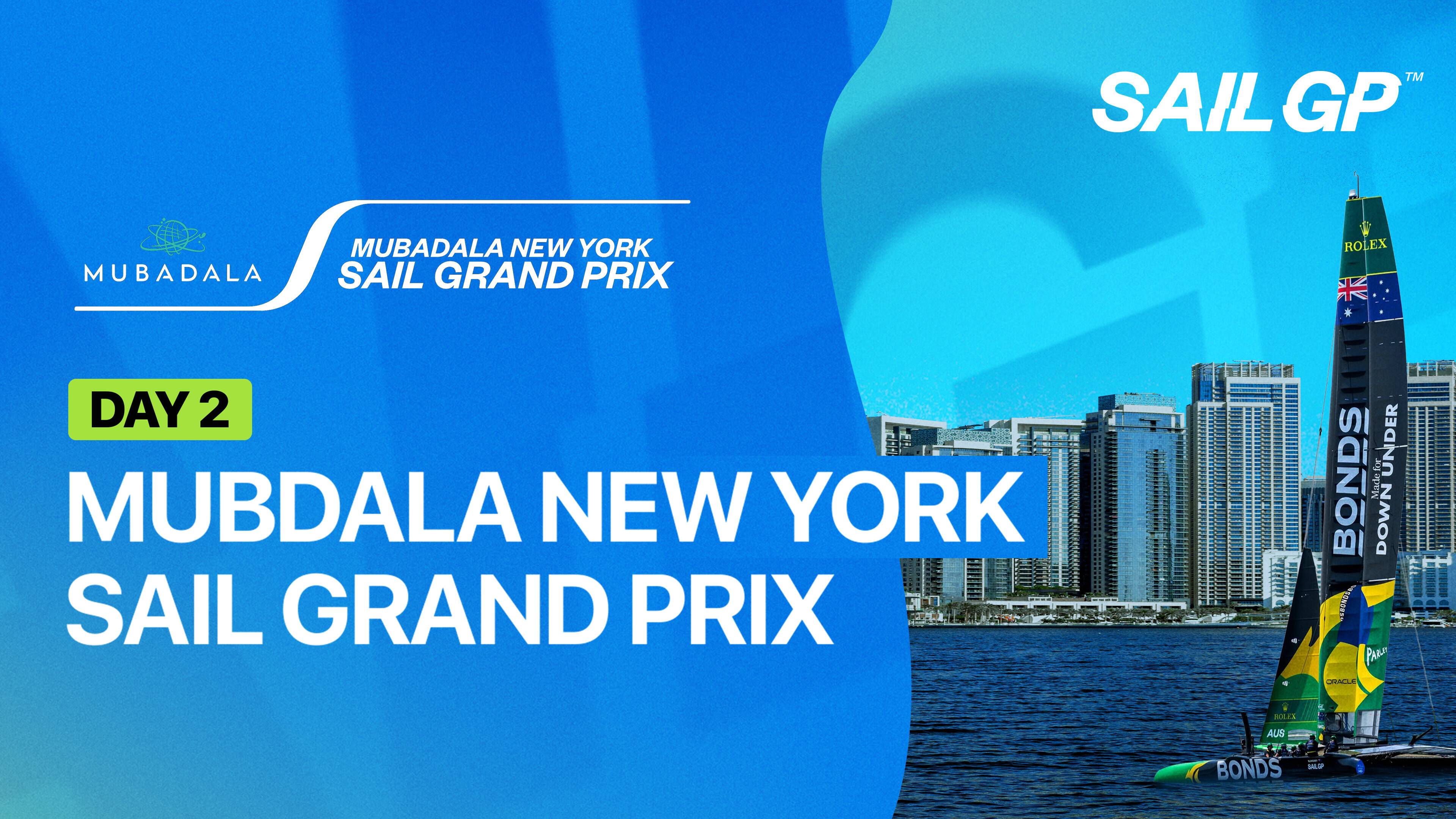 Race 2: Mubadala New York Sail Grand Prix - SailGP 2026