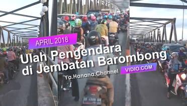 Bikin Emosi! Coba Lihat Ulah Para Pengendara di Atas Jembatan Barombong, Makassar