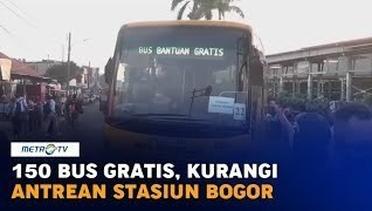 150 Bus Gratis Diklaim Berhasil Kurangi Antrean di Stasiun Bogor