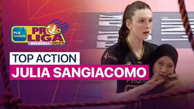 Aksi Terbaik Pekan 6: Julia Sangiacomo (Gresik Petrokimia Pupuk Indonesia) | PLN Mobile Proliga 2025