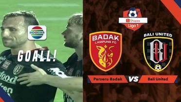 GOOLLL! Back Header Spaso Membuat Bali United Unggul 0-1 | Shopee Liga 1