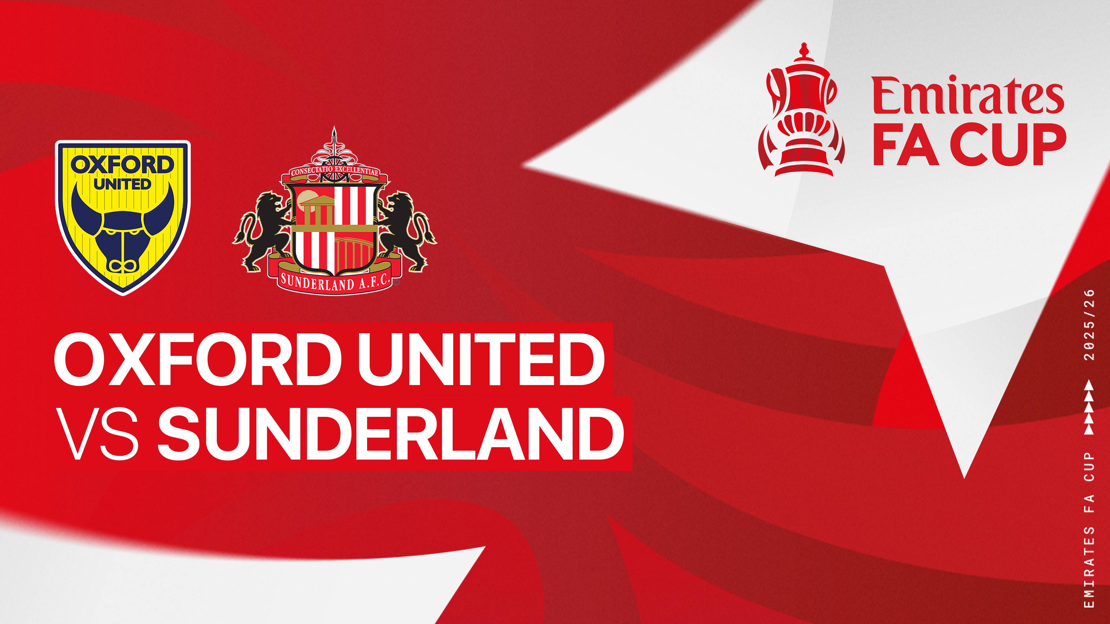 Oxford United FC vs AFC Sunderland