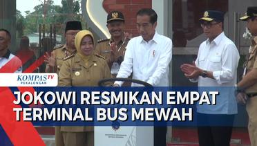 Jokowi Resmikan Empat Terminal Bus Tipe A di Jawa