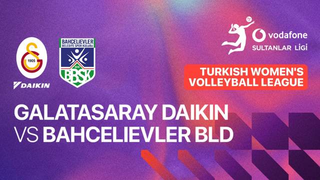 Galatasaray Daikin vs Bahcelievler Bld - Full Match | Turkish Women's Volleyball League 2025/26