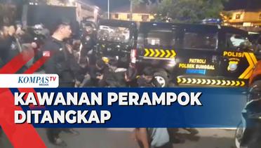 Kawanan Perampok Bersenjata Ditangkap Saat Konvoi di Jalan Kota Medan