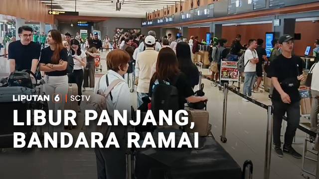 Terminal Domestik Bandara Soetta Ramai Warga yang Mau Liburan | Liputan6