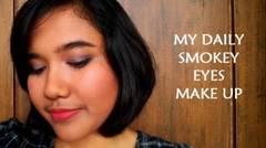 MY DAILY SMOKEY EYES MAKE UP // Ingga Nasution #vidioindonesiaku #vlogbf2016 Bekasi