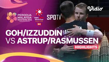 Goh Sze Fei/Nur Izzuddin (MAS) vs Kim Astrup/Anders Skaarup Rasmussen (DEN) - Highlights | Perodua Malaysia Masters 2024 - Men's Doubles