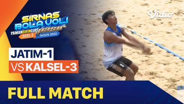 Full Match | Putra: Jatim-1 vs Kalsel-3 | Sirkuit Voli Pantai Nasional Seri III 2022