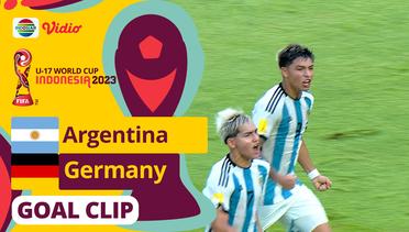 GOOOOL!!! Agustin Fabian Ruberto (Argentina) Menyambut Umpan Gorosito Berujung Gol!! Skor Sementara Menjadi 1-1 | FIFA U-17 World Cup Indonesia 2023