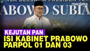 Kejutan PAN Blak-blakan Komposisi Kabinet Prabowo Gibran, Singgung Parpol 01 03