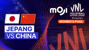 Jepang vs China - Full Match | Women's Volleyball Nations League 2024