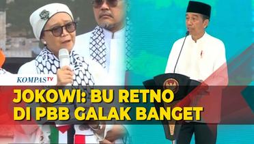 Jokowi Ceritakan Galaknya Menlu Retno di Sidang DK PBB