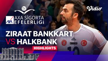Zi̇raat Bankkart vs Halkbank - Highlights | Men's Turkish Volleyball League 2023/24