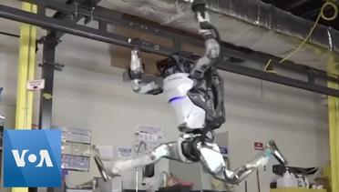Boston Dynamics’ Humanoid Robot Shows Off Gymnastic Routine