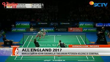 Marcus Gideon-Kevin Sukamuljo Taklukkan Denmark di All England 2017 - Liputan 6 Pagi