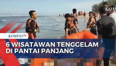 Enam Wisatawan Tenggelam di Pantai Panjang Bengkulu, Tiga Diantaranya Tewas