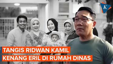 Ridwan Kamil Menahan Tangis, Kenang Eril Sebelum Keluar dari Rumah Dinas