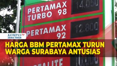 Harga BBM Pertamax Turun Disambut Antusias Warga Surabaya