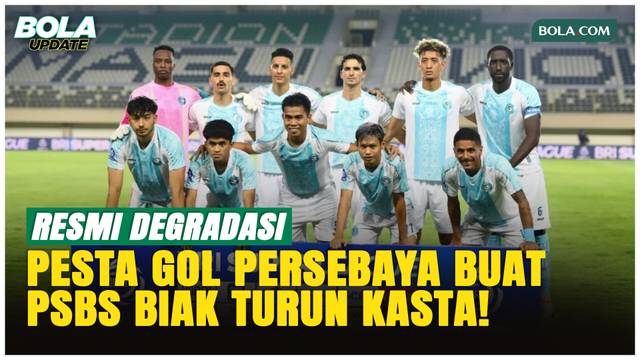 Tangis Pemain PSBS Biak Pecah! Kekalahan Ini Kirim Mereka Turun Kasta