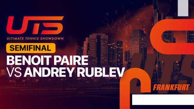 Full Match | Semifinal 2: The Rebel (Benoit Paire) vs Rublo (Andrey Rublev) | Ultimate Tennis Showdown 2023