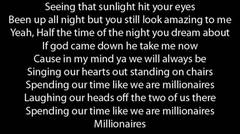 The Script - Millionaires Lyrics