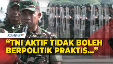 [FULL] Keterangan Panglima TNI Agus Subiyanto usai Cek Apel Pasukan Pengamanan Pemilu 2024