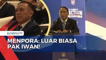 Apresiasi Kinerja Iwan Bule Selaku Ketua PSSI, Menpora: Bukan Hal yang Gampang, Luar Biasa Pak Iwan!