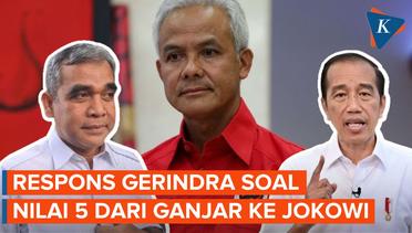 Respons Singkat Gerindra soal Nilai 5 untuk Jokowi dari Ganjar