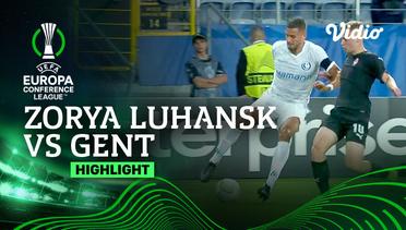 Zorya Luhansk vs Gent - Highlights | UEFA Europa Conference League 2023/24