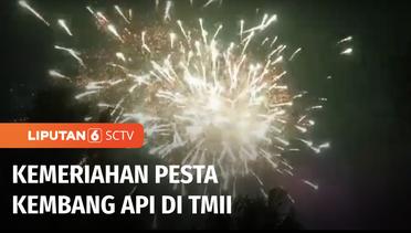 Pesta Kembang Api Pergantian Tahun di TMII Berlangsung Meriah! | Liputan 6