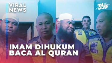 Viral! Kedapatan Tak Pakai Helm, Imam Masjid Dihukum Hafalan Al-Quran