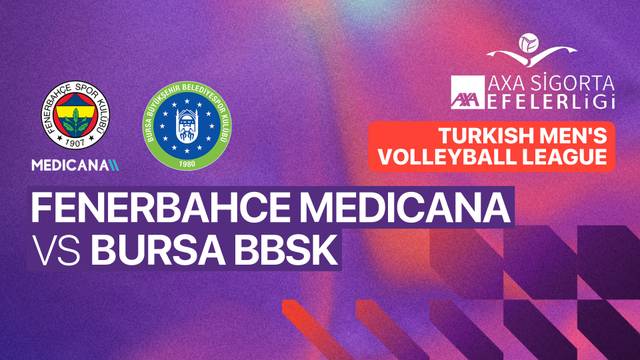 Fenerbahce Medicana vs Bursa BBSK - Full Match | Turkish Men's Volleyball League 2025/26