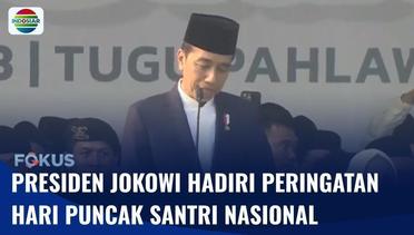 Hadiri Hari Santri Nasional, Presiden Jokowi Berpesan Santri dapat Gigih Belajar dan Bekerja | Fokus