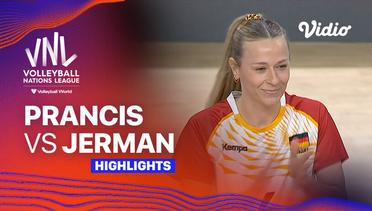Prancis vs Jerman - Highlights | Women's Volleyball Nations League 2024