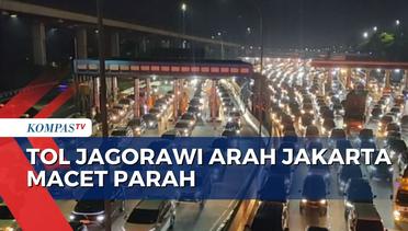 Imbas Perbaikan Jalan, Tol Jagorawi Arah Jakarta Macet Parah!