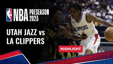 Utah Jazz vs La Clippers - Highlights | NBA Preseason 2023/24