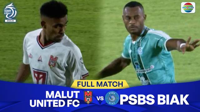 Malut United FC VS PSBS Biak  - Full Match  | BRI Liga 1 2024/25
