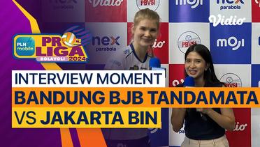 Wawancara Pasca Pertandingan | Putri: Bandung BJB Tandamata vs Jakarta BIN | PLN Mobile Proliga 2024