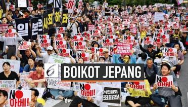 Warga Korea SElatan, Serukan Kampanye Boikot Produk Jepang