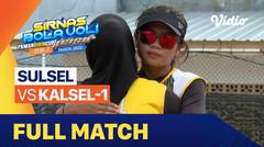 Full Match | Semifinal 1 - Putri: Sulsel vs Kalsel 1 | Sirkuit Voli Pantai Nasional Seri III 2022