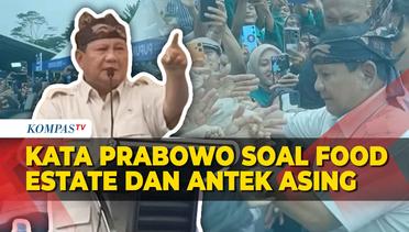 Prabowo Khawatir yang Ejek Food Estate adalah Antek Asing saat Kampanye di Sumedang