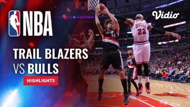 Portland Trail Blazers vs Chicago Bulls - Highlights | NBA Regular Season 2023/24