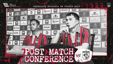 Post-Match Press Conference: PERSEBAYA Surabaya vs PERSIS Solo | Liga 1 2023/2024 Matchday 18