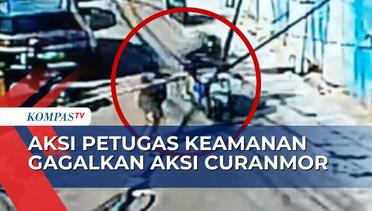Detik-detik Petugas Keamanan Berhasil Gagalkan Aksi Curanmor di Jakarta Selatan!