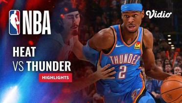 Miami Heat vs Oklahoma City Thunder - Highlights | NBA Regular Season 2023/24
