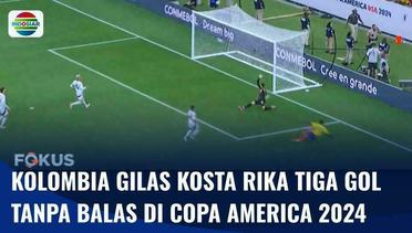 Kolombia Gilas Kosta Rika Tiga Gol Tanpa Balas di Copa America 2024 | Fokus