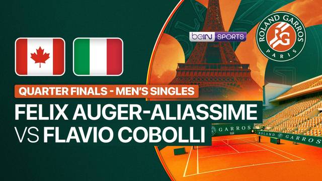 Felix Auger-Aliassime vs Flavio Cobolli - Full Match | Roland Garros 2026