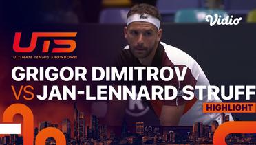 Highlights | G-Unit (Grigor Dimitrov) vs The Thunder (Jan-Lennard Struff) | Ultimate Tennis Showdown 2023